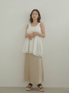 ACYM/Satin mermeid long スカート/マキシ丈/ロングスカート
